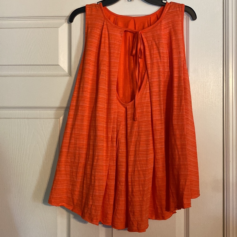 NWT Free People Turn It Up Tank Top Shirt ~ Scarlet Ibis Combo ~ NEW! - Picture 9 of 10